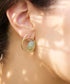 カラーアクリル+フープピアス